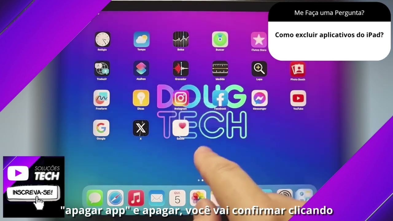 Como excluir aplicativos do iPad❓