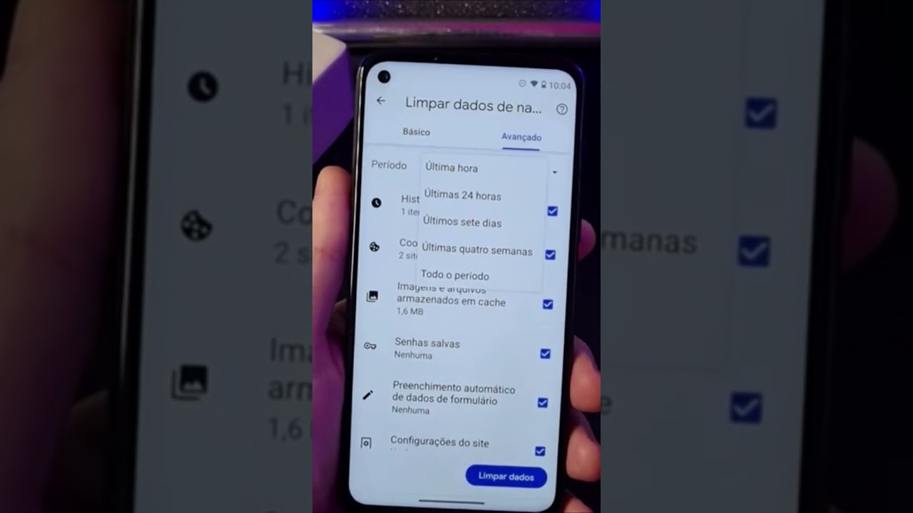 LIMPE O HISTÓRICO E DADOS DO NAVEGADOR NO MOTOROLA #Shorts