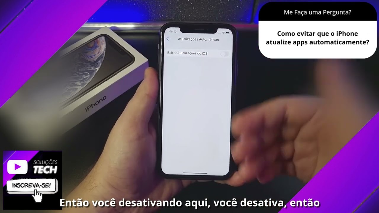 Como evitar que o iPhone atualize apps automaticamente❓