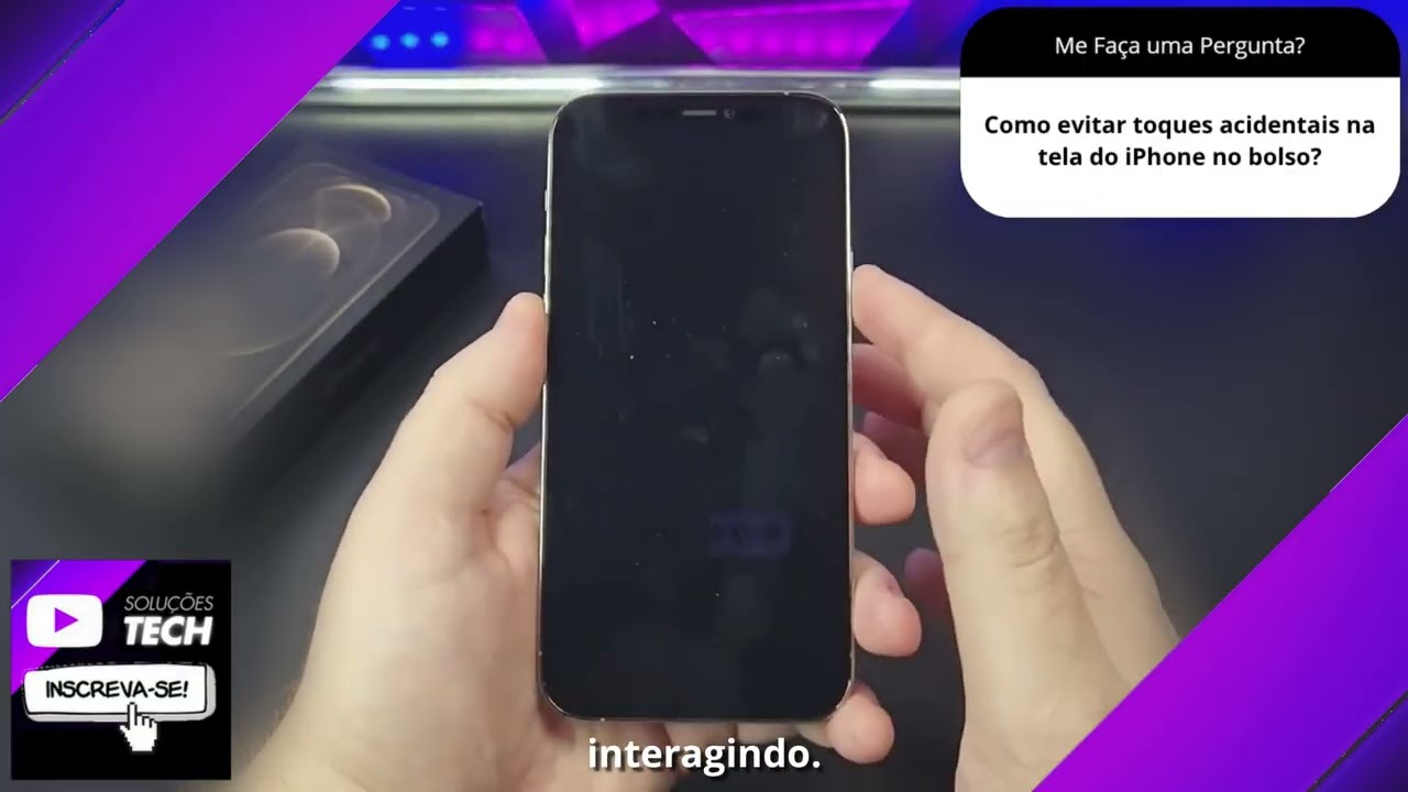 Como evitar toques acidentais na tela do iPhone no bolso❓
