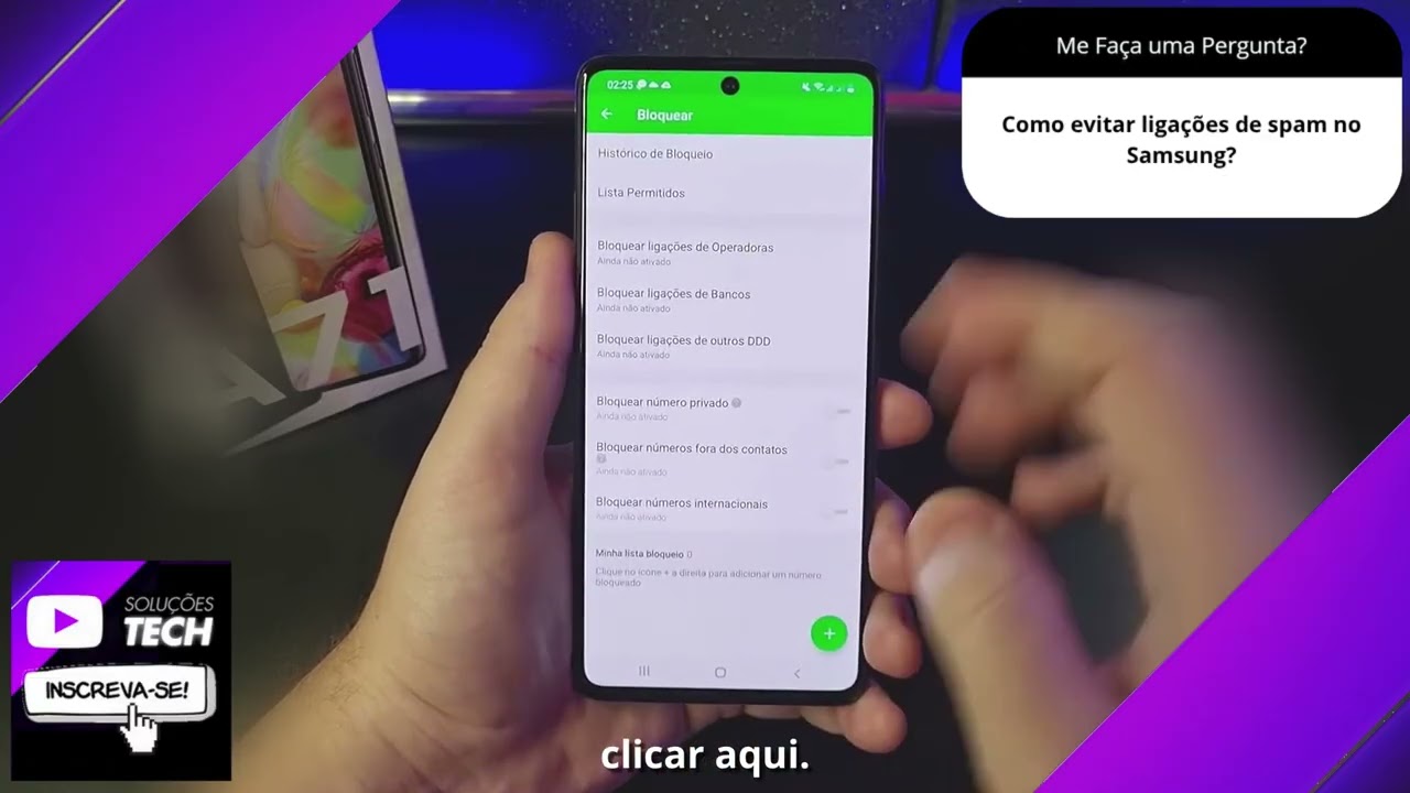 Como evitar ligações de spam no Samsung❓