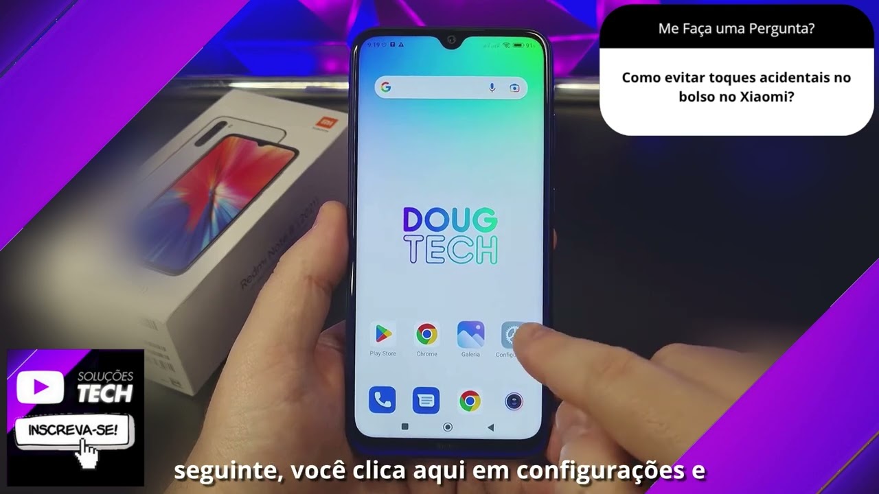 Como evitar toques acidentais no bolso no Xiaomi❓