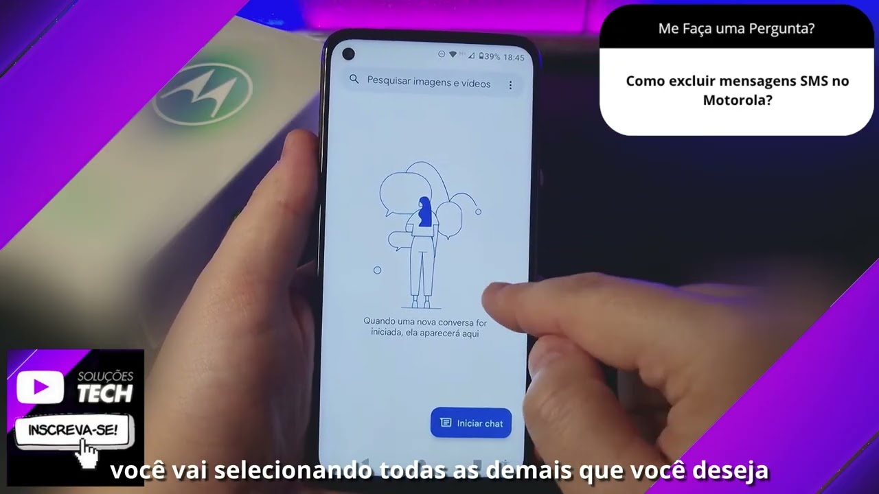 Como excluir mensagens SMS no Motorola❓