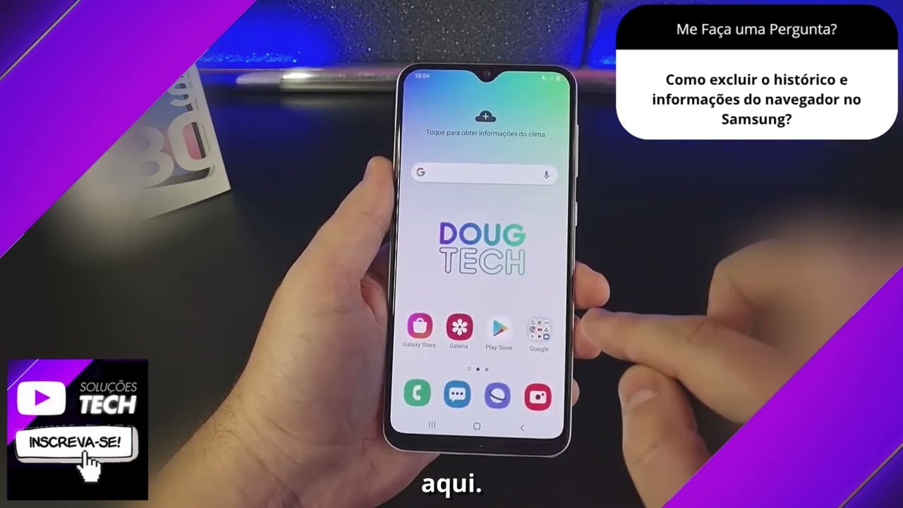 Como excluir o histórico e informações do navegador no Samsung❓