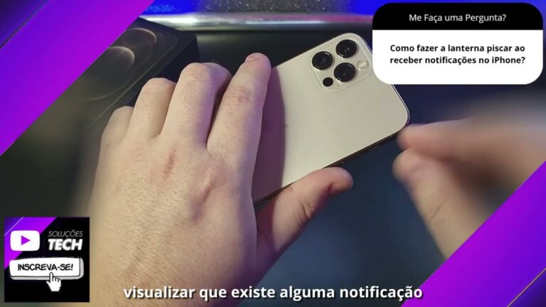 Como fazer a lanterna piscar ao receber notificações no iPhone❓