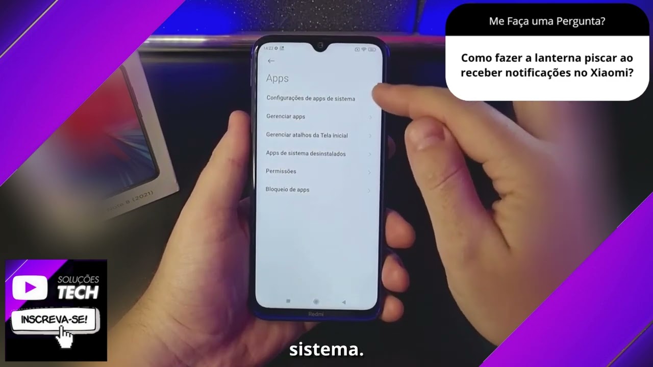 Como fazer a lanterna piscar ao receber notificações no Xiaomi❓