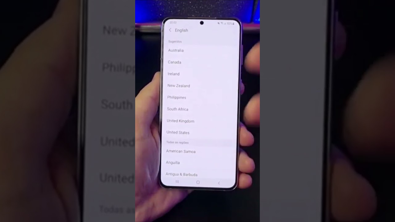 Saiba como mudar o idioma no seu Samsung #Shorts