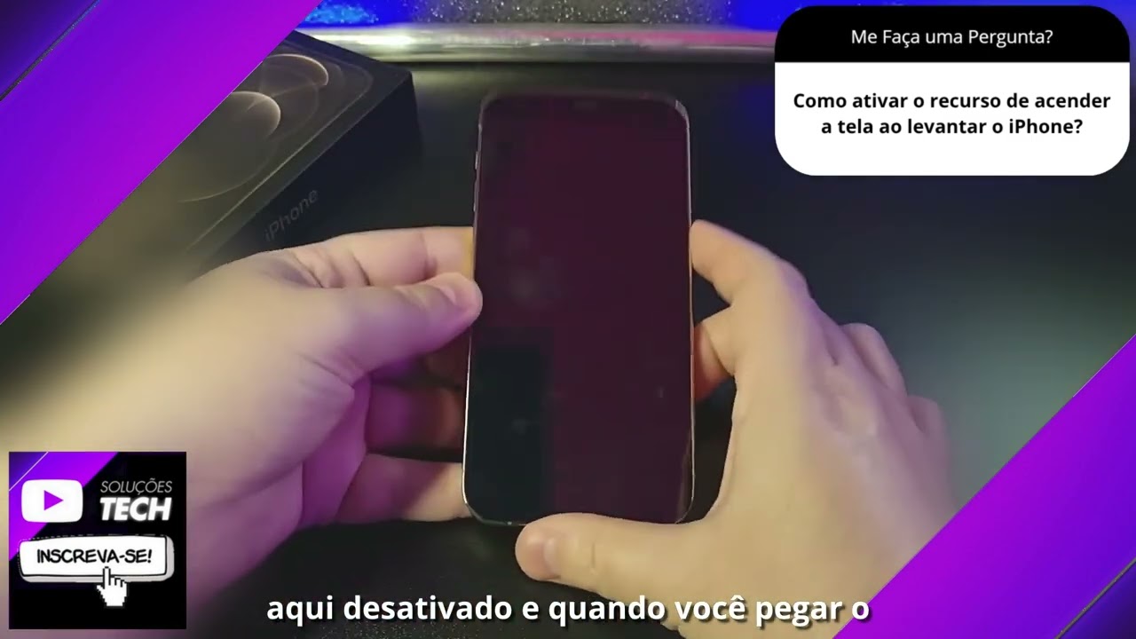 Como ativar o recurso de acender a tela ao levantar o iPhone❓