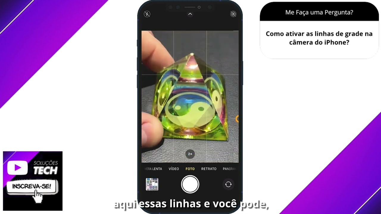 Como ativar as linhas de grade na câmera do iPhone❓