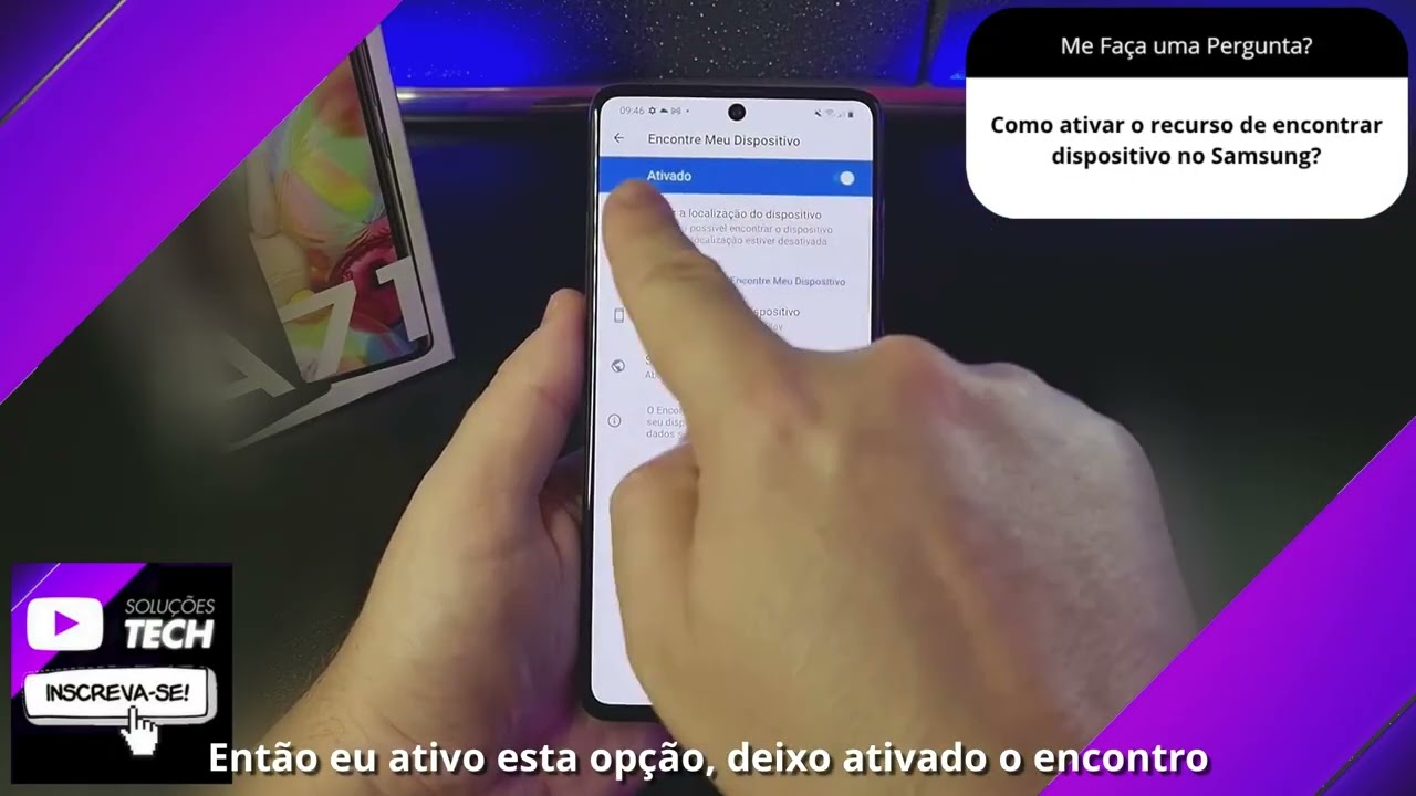 Como ativar o recurso de encontrar dispositivo no Samsung❓