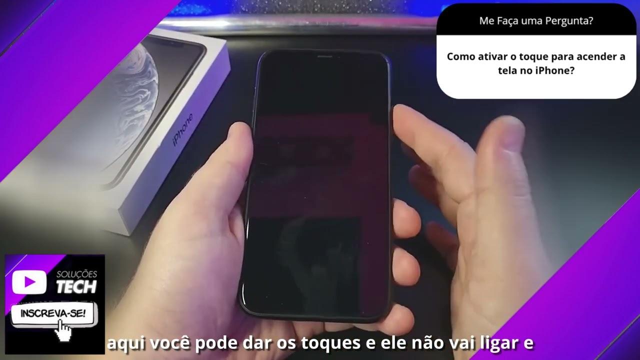 Como ativar o toque para acender a tela no iPhone❓