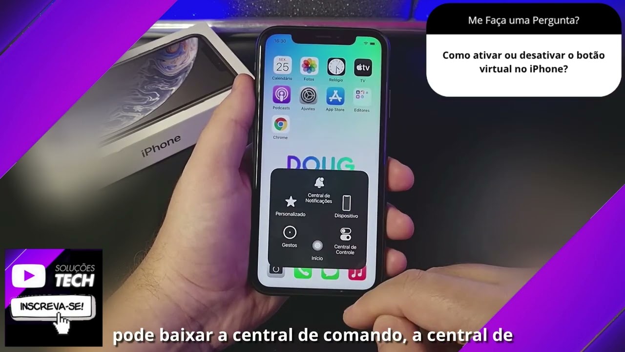 Como ativar ou desativar o botão virtual no iPhone❓