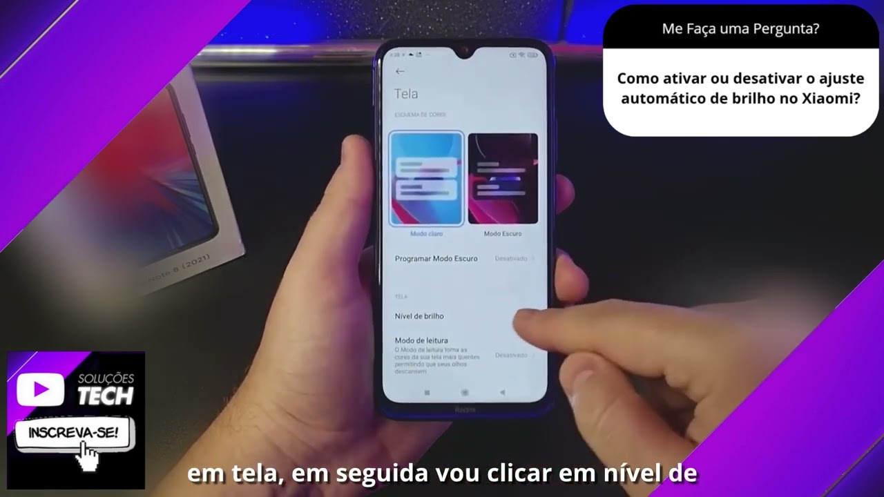 Como ativar ou desativar o ajuste automático de brilho no Xiaomi❓