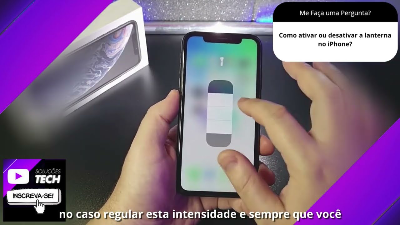Como ativar ou desativar a lanterna no iPhone❓