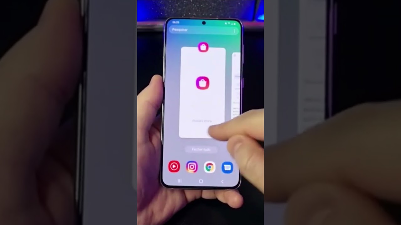 LIBERE MEMÓRIA FECHANDO APPS NO SEU SAMSUNG #Shorts