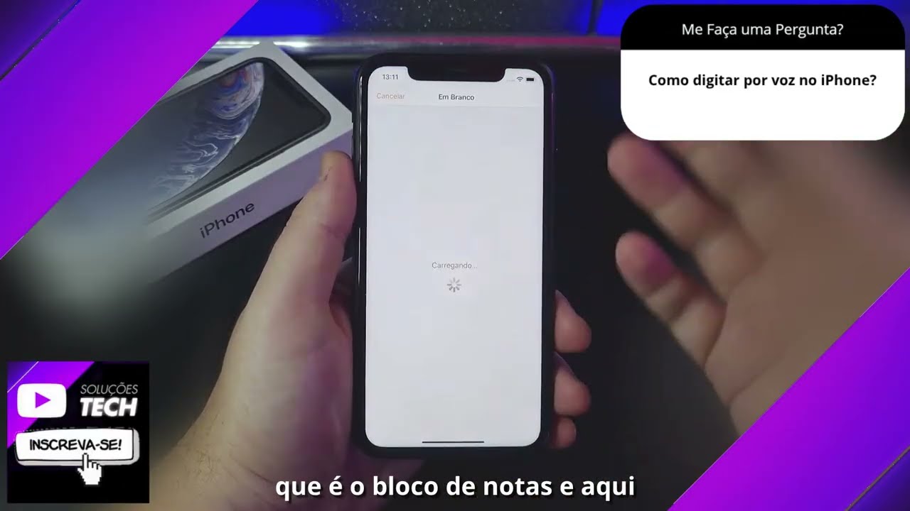 Como digitar por voz no iPhone❓