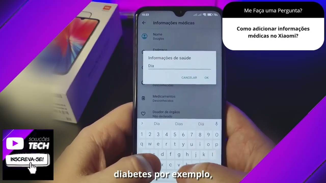 Como adicionar informações médicas no Xiaomi❓