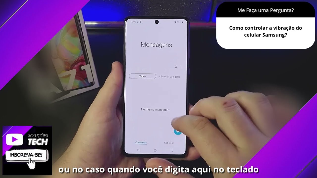 Como controlar a vibração do celular Samsung❓
