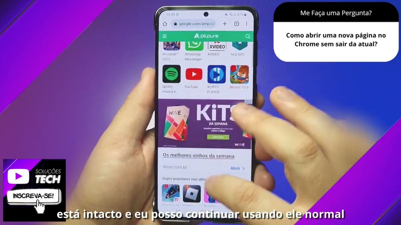 Como abrir uma nova página no Chrome sem sair da atual❓