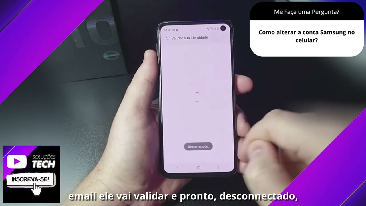 Como alterar a conta Samsung no celular❓