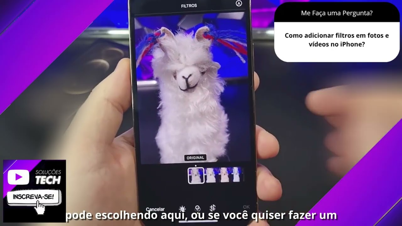Como adicionar filtros em fotos e vídeos no iPhone❓