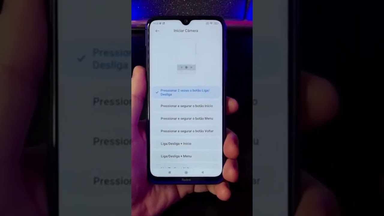 COMO ABRIR A CÂMERA RAPIDAMENTE NO XIAOMI #Shorts