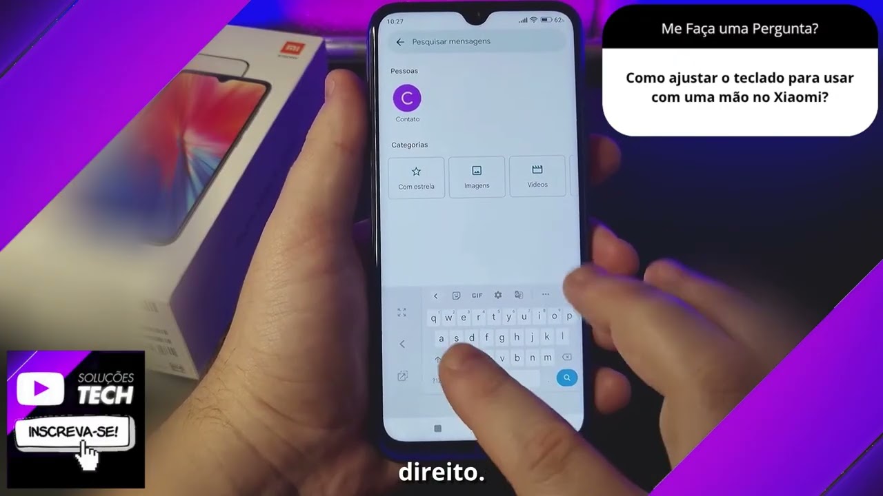 Como ajustar o teclado para usar com uma mão no Xiaomi❓