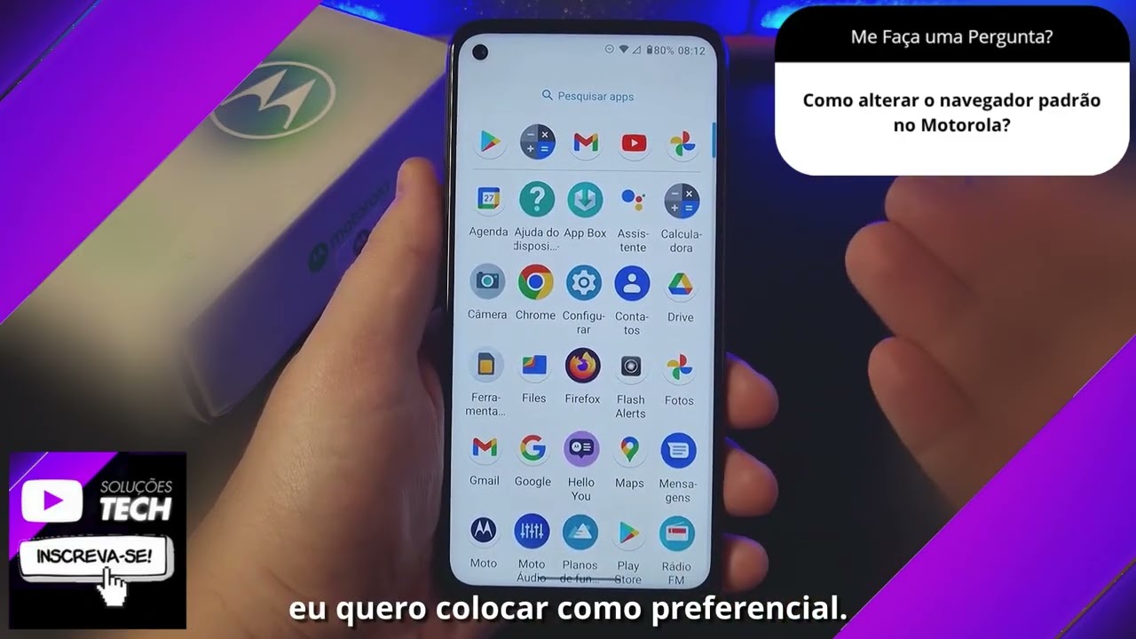 Como alterar o navegador padrão no Motorola❓