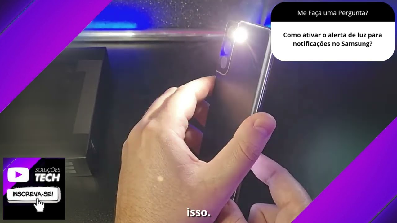 Como ativar o alerta de luz para notificações no Samsung❓