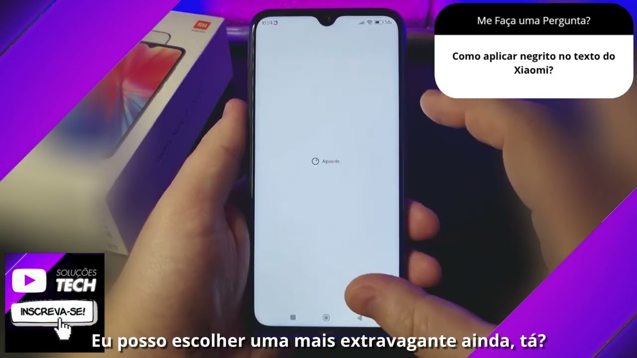 Como aplicar negrito no texto do Xiaomi❓
