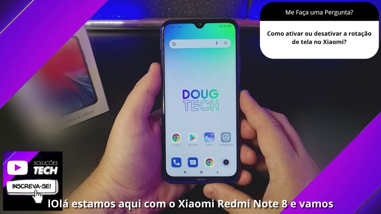 Como ativar ou desativar a rotação de tela no Xiaomi❓
