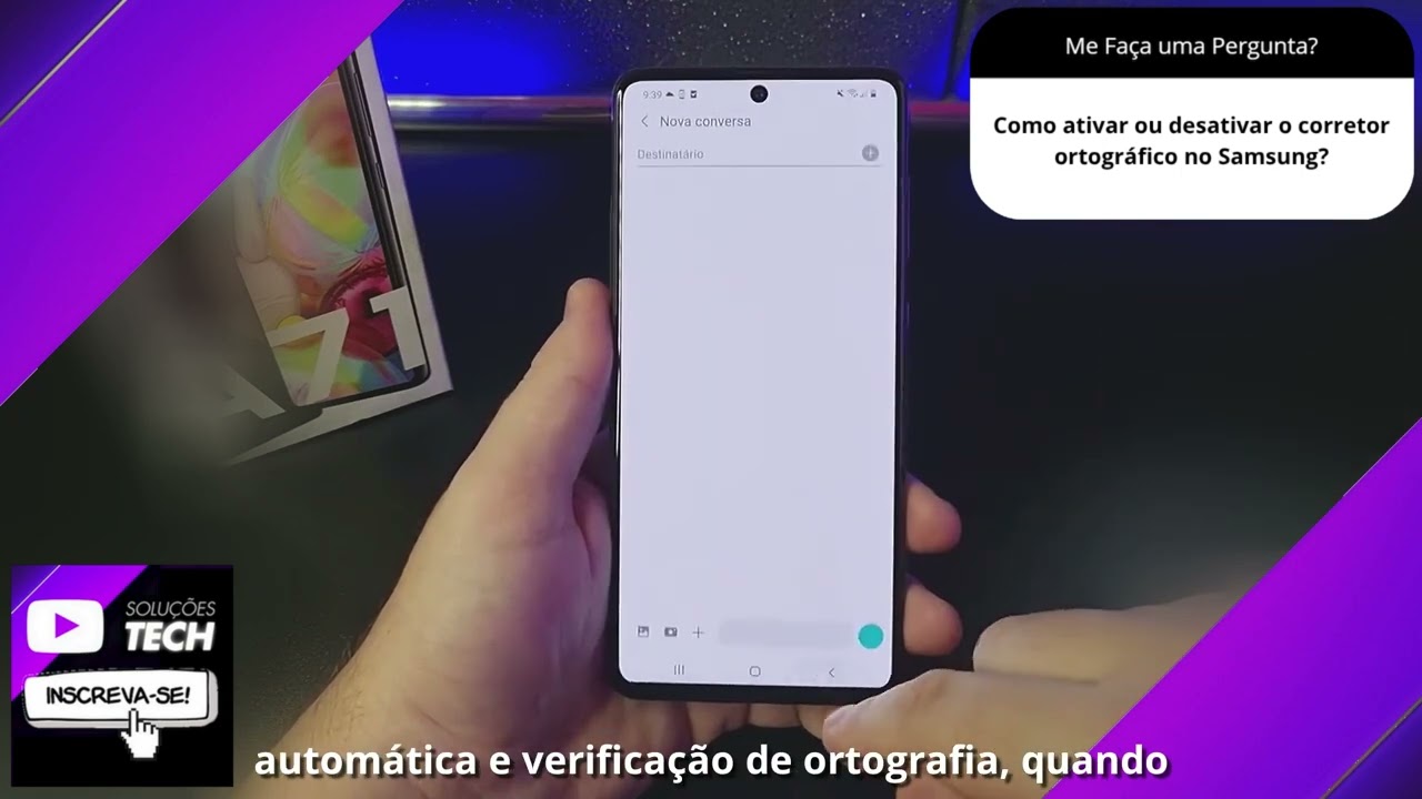 Como ativar ou desativar o corretor ortográfico no Samsung❓