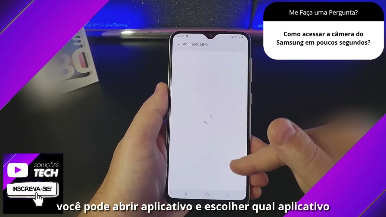 Como acessar a câmera do Samsung em poucos segundos❓