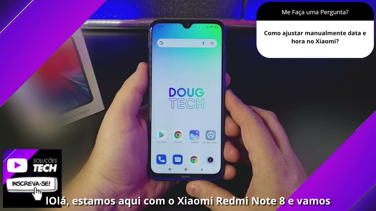 Como ajustar manualmente data e hora no Xiaomi❓