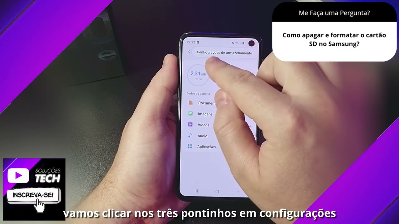 Como apagar e formatar o cartão SD no Samsung❓