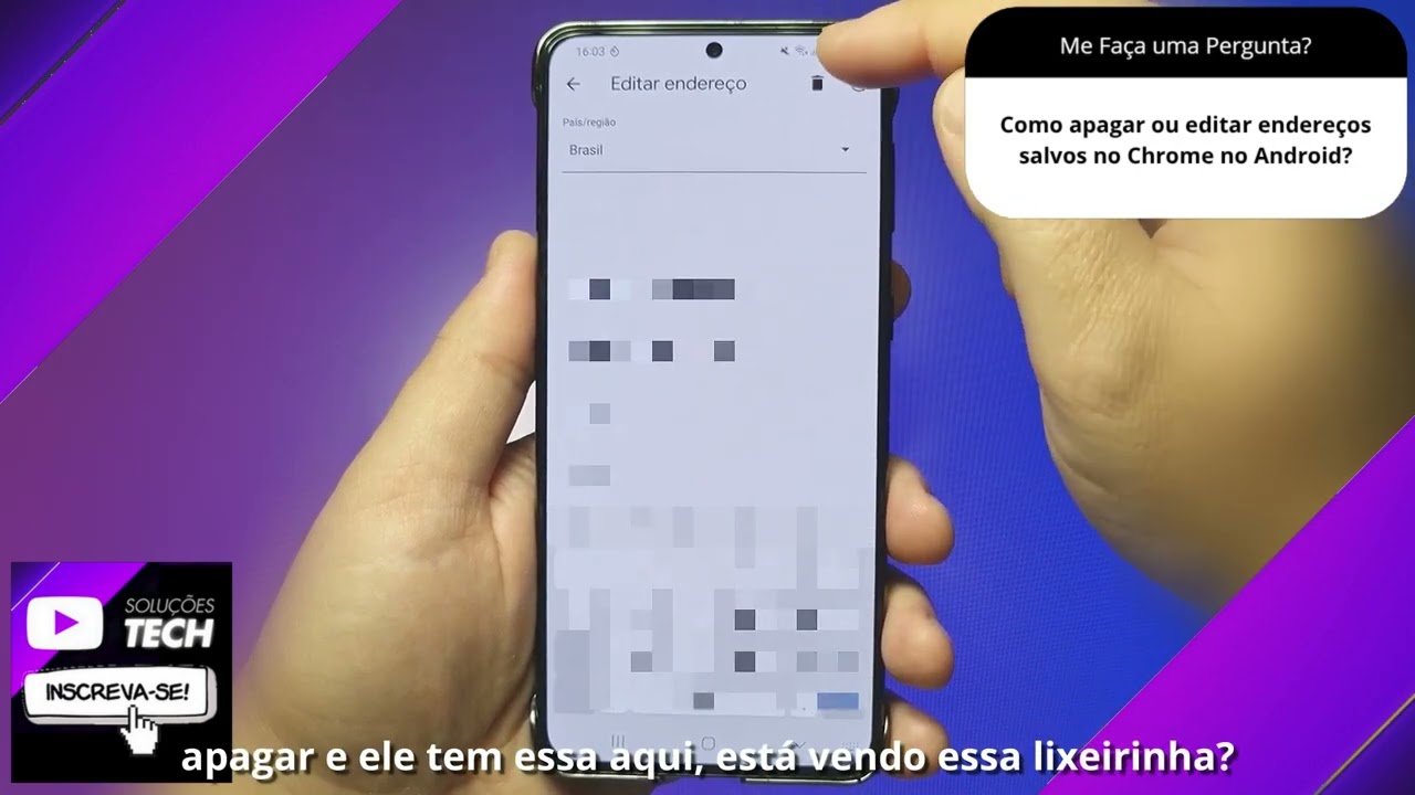 Como apagar ou editar endereços salvos no Chrome no Android❓