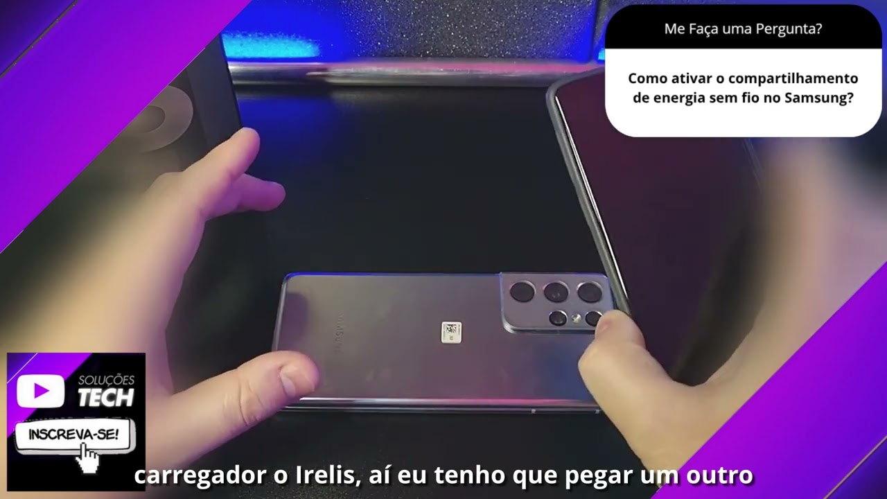 Como ativar o compartilhamento de energia sem fio no Samsung❓
