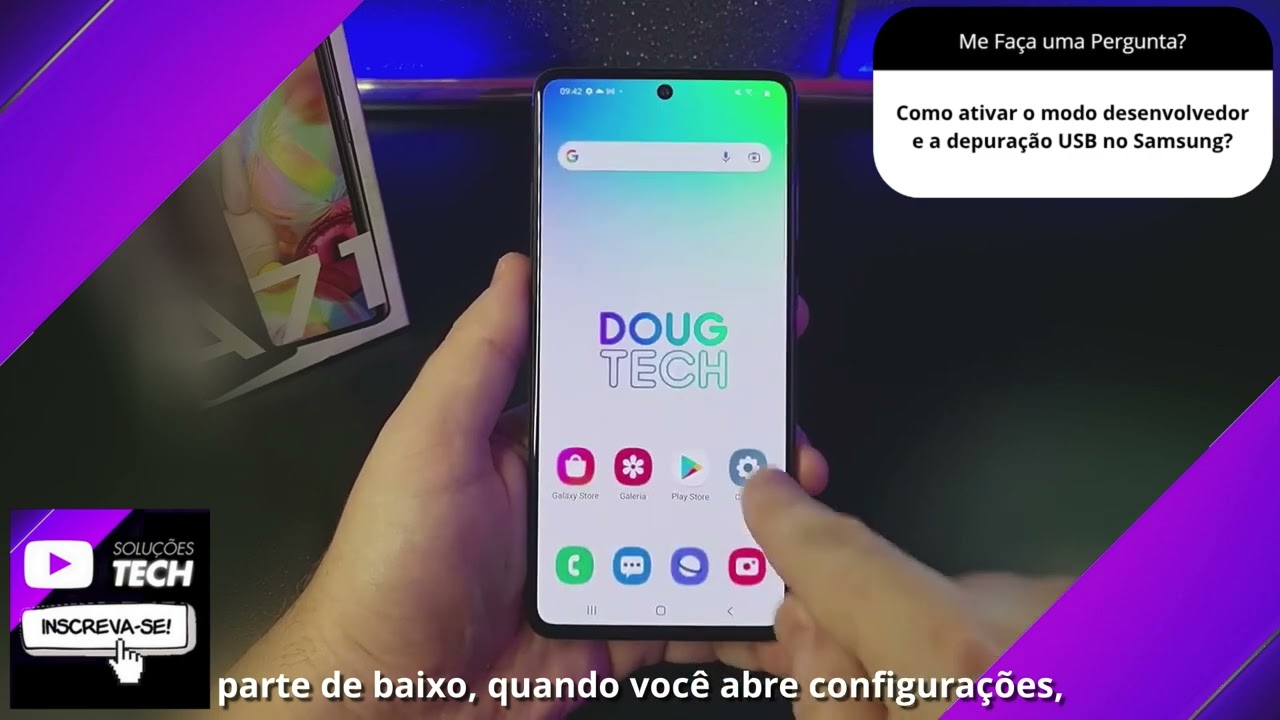 Como ativar o modo desenvolvedor e a depuração USB no Samsung❓