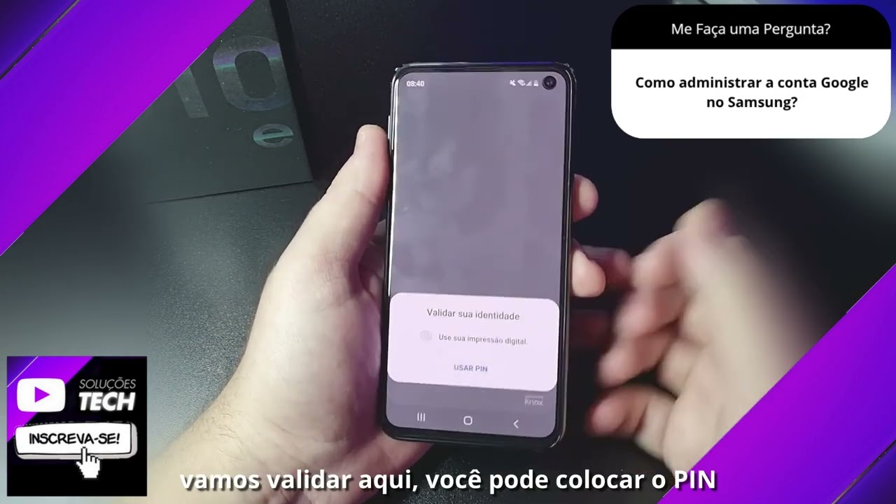 Como administrar a conta Google no Samsung❓