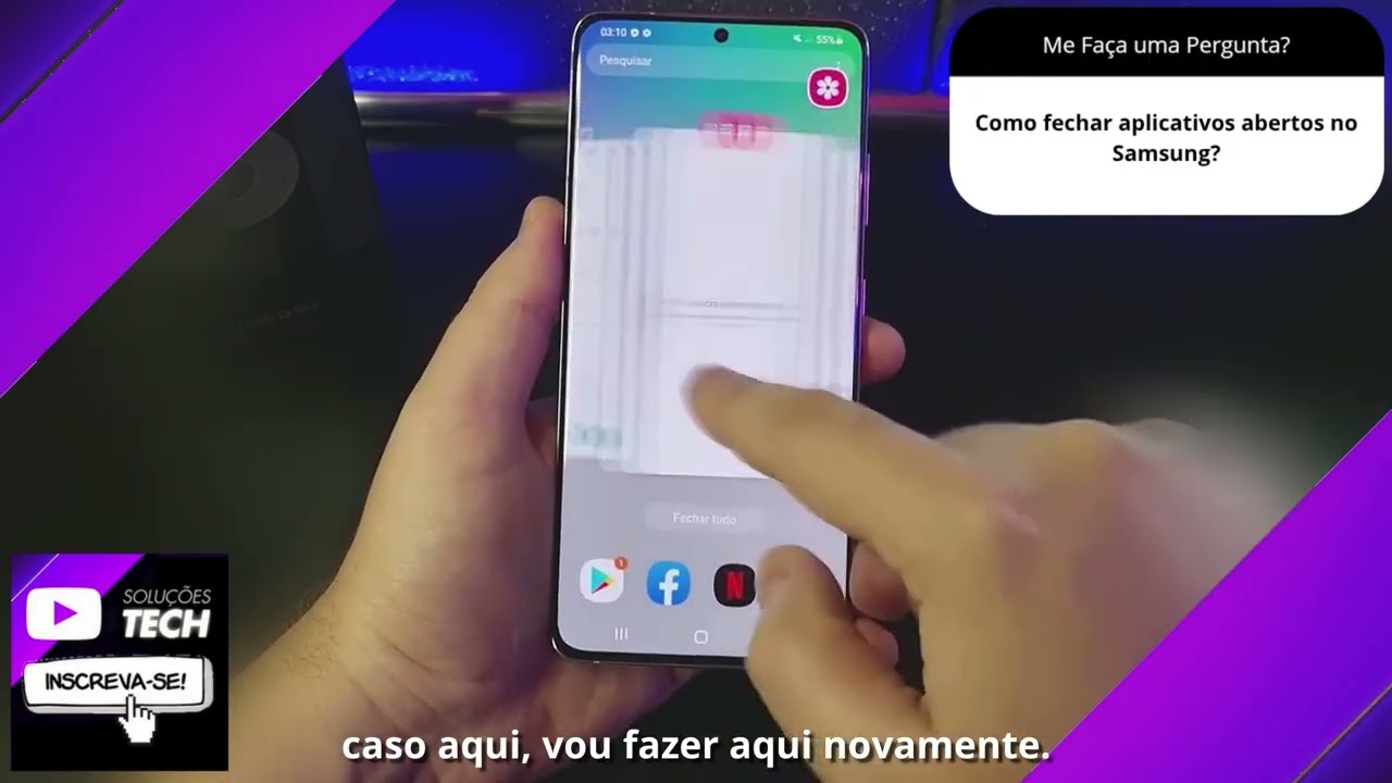 Como fechar aplicativos abertos no Samsung❓