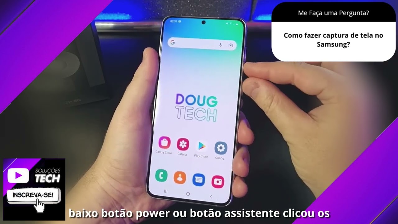 Como fazer captura de tela no Samsung❓