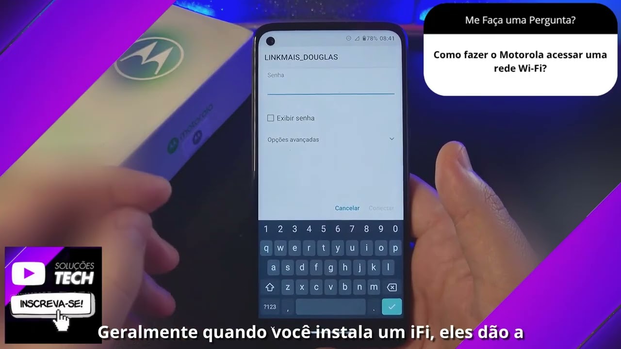 Como fazer o Motorola acessar uma rede Wi Fi❓