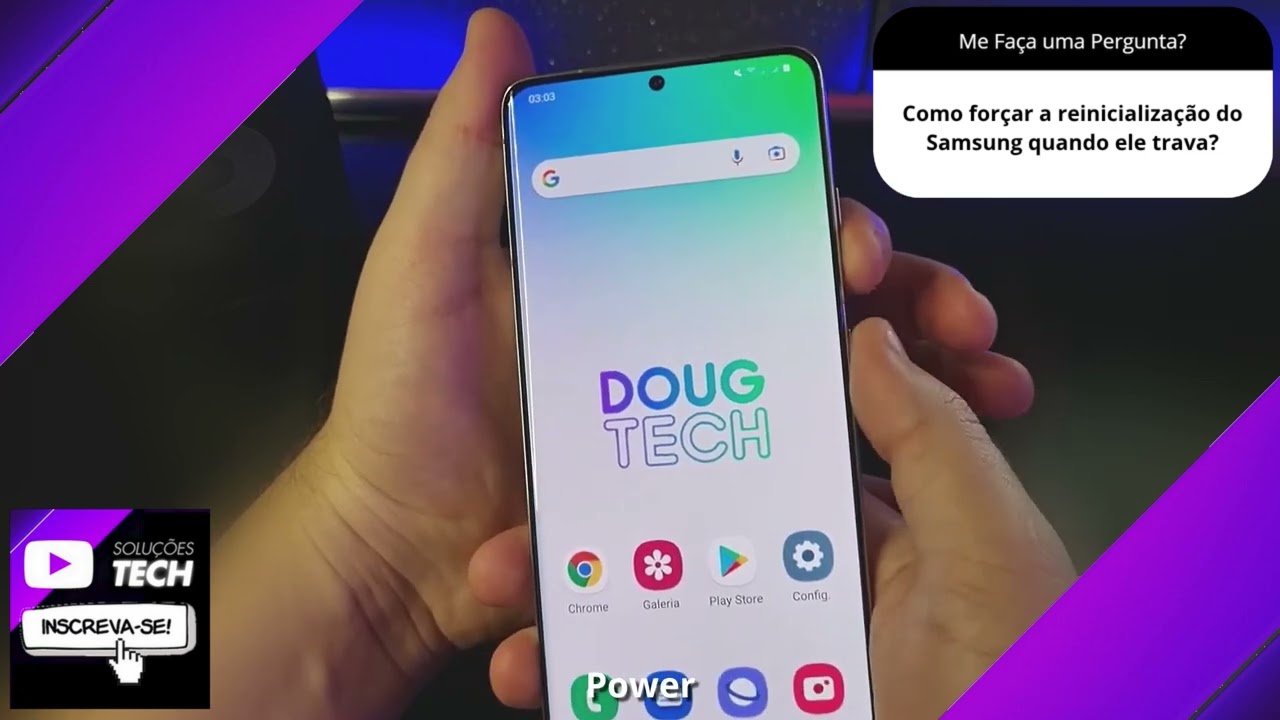 Como forçar a reinicialização do Samsung quando ele trava❓