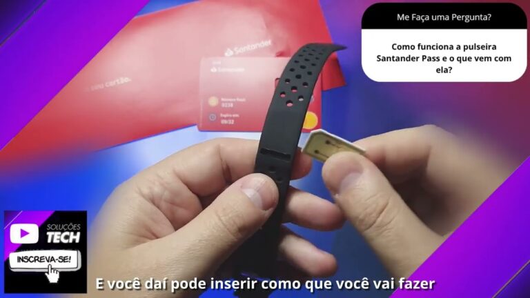 Como funciona a pulseira Santander Pass e o que vem com ela❓