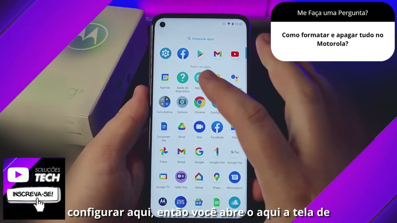 Como formatar e apagar tudo no Motorola❓