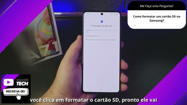 Como formatar um cartão SD no Samsung❓