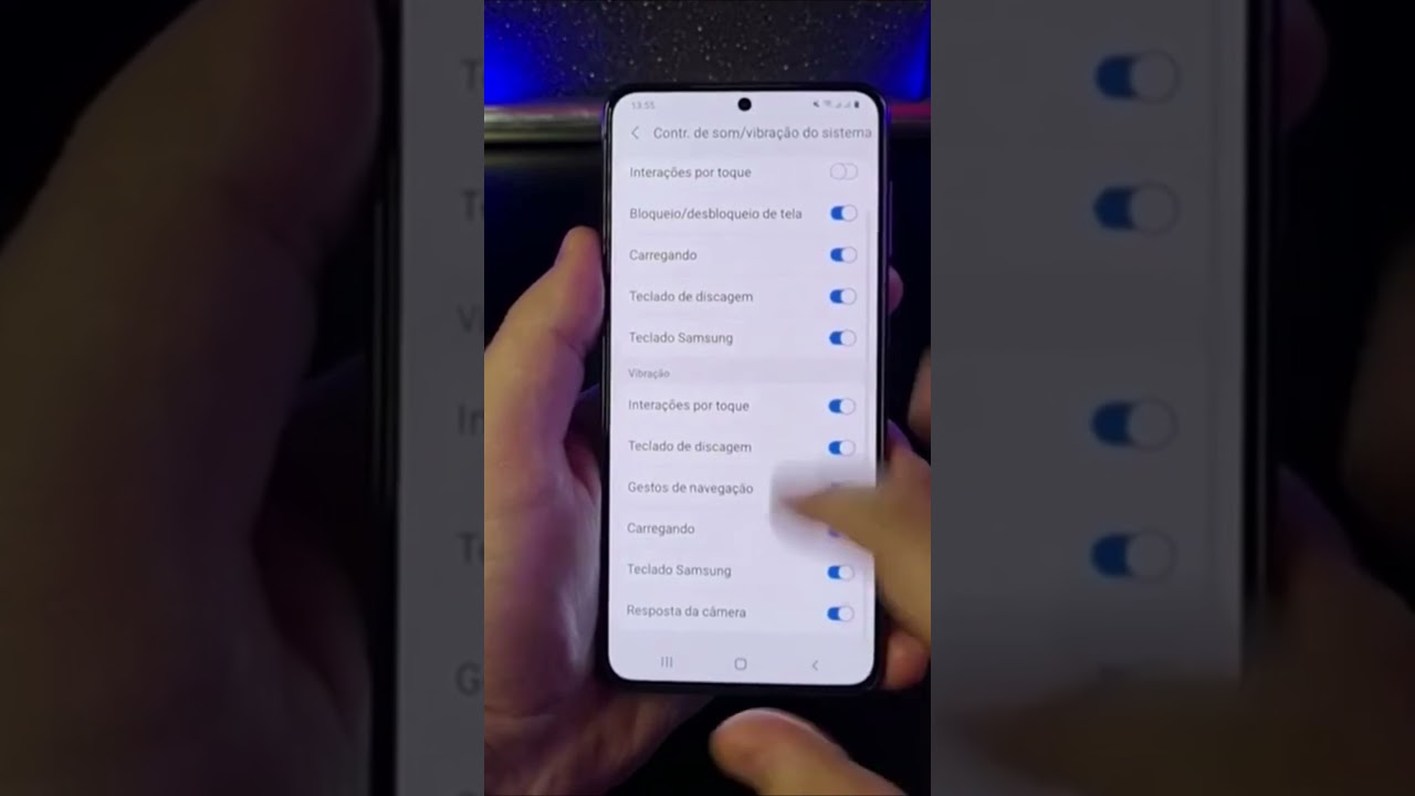 CONTROLE AS VIBRAÇÕES DO SEU SAMSUNG DO SEU JEITO #Shorts