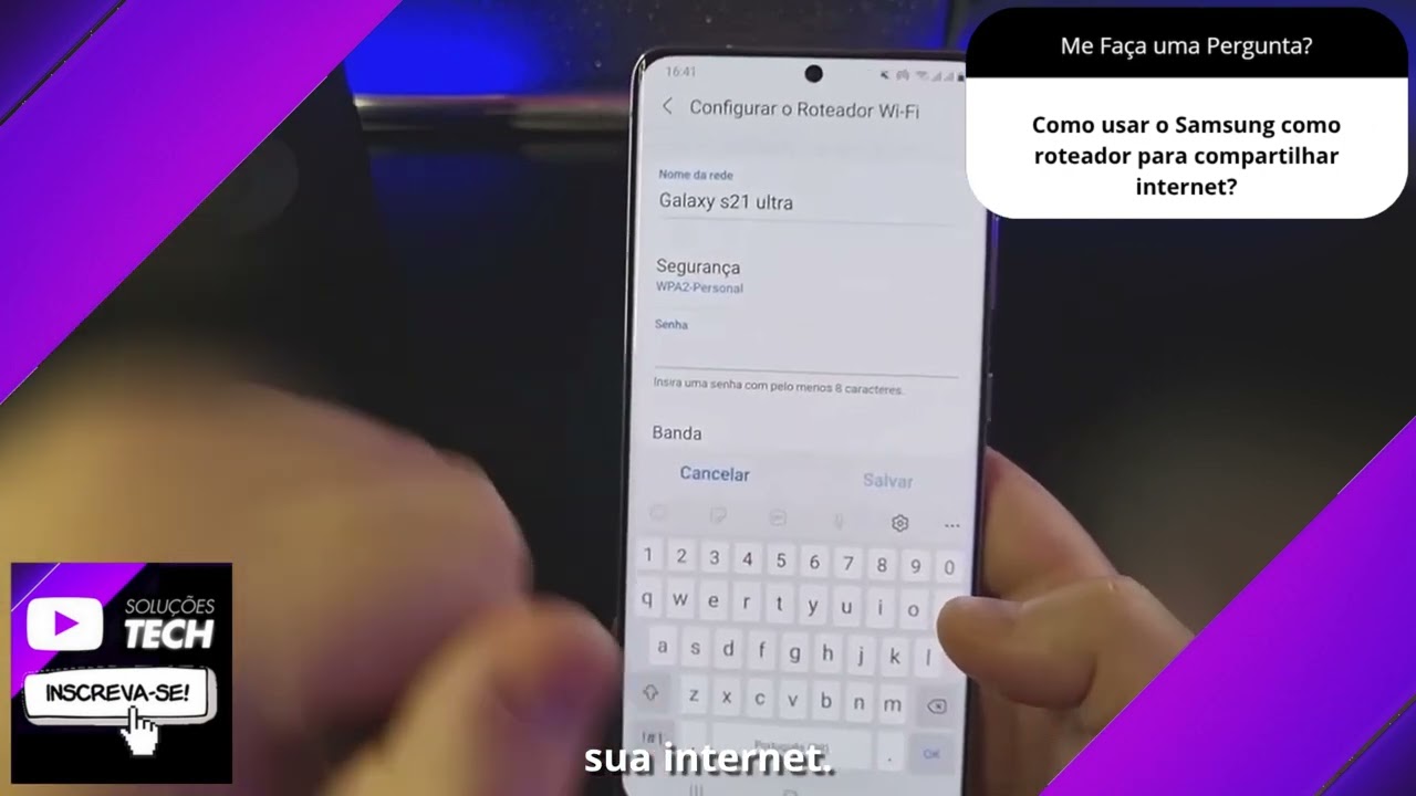 Como usar o Samsung como roteador para compartilhar internet❓