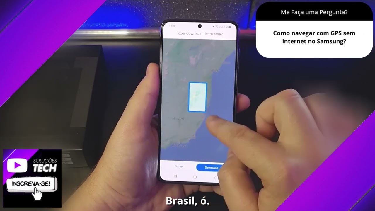 Como navegar com GPS sem internet no Samsung❓