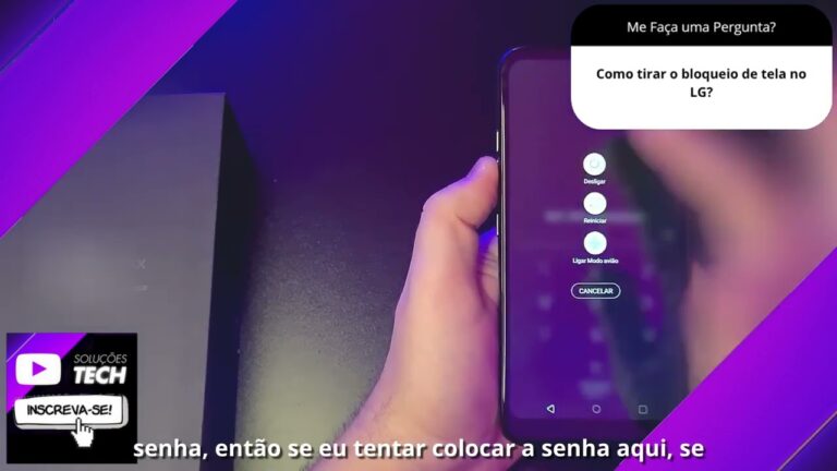 Como tirar o bloqueio de tela no LG❓